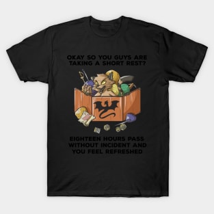 RPG Pen and Paper PnP Cat Roleplaying Cats Meme DM Gift Idea T-Shirt